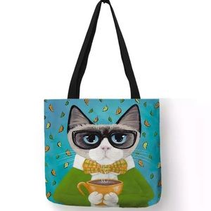 🐈HOST PICK🐈‍⬛                    Coffee Kitty Tote Bag.